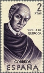 Stamps Spain -  ESPAÑA 1970 1998 Sello Nuevo Forjadores America Mexico Vasco de Quiroga