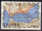 Stamps Spain -  ESPAÑA 1970 2001 Sello Nuevo Cent. Instituto Geografico y Catastral