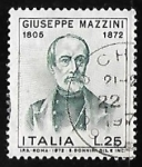 Sellos de Europa - Italia -  Giuseppe Mazzini