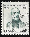 Stamps Italy -  Giuseppe Mazzini