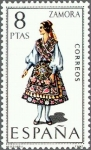 Stamps Spain -  ESPAÑA 1971 2017 Sello Nuevo Trajes típicos Españoles Zamora