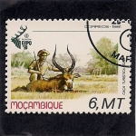 Stamps Mozambique -  caza turistica