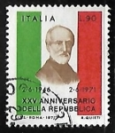 Sellos de Europa - Italia -  XXV Aniversario de la Republica Italiana