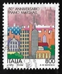 Stamps Italy -  Marshall Plan