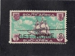 Stamps South Africa -  barco