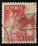 Stamps Japan -  Pescador