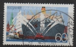 Stamps Germany -  800 th  HAMBURG  HARBOR