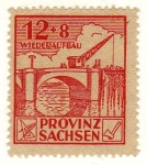 Stamps Germany -  Provinz sachsen