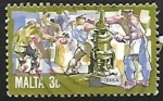 Stamps Malta -  Historia de la industria de Malta