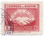 Stamps Bolivia -  Conmemoracion de la revolucion del 21 de Julio de 1946