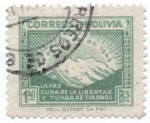 Stamps America - Bolivia -  Conmemoracion de la revolucion del 21 de Julio de 1946