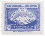 Stamps Bolivia -  Conmemoracion de la revolucion del 21 de Julio de 1946