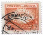 Stamps America - Bolivia -  Conmemoracion de la revolucion del 21 de Julio de 1946