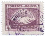 Stamps Bolivia -  Conmemoracion de la revolucion del 21 de Julio de 1946