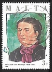 Stamps Malta -  Adelaide Cini