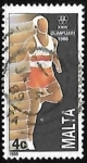 Stamps : Europe : Malta :  Juegos Olimpicos Seul 1988