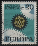 Stamps Germany -  EUROPA.  RUEDAS  DENTADAS.