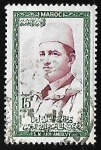 Stamps Morocco -  King Mohammed V