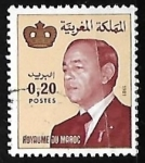 Stamps Morocco -  King Hassan II