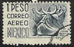 Stamps : America : Mexico :  Puebla - Danza de la media luna