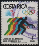 Stamps : America : Costa_Rica :  JUEGOS  OLíMPICOS  LOS  ANGELES  1984.  BASKETBALL.