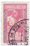 Stamps Bolivia -  Conmemoracion del III Congreso Interamericano de educacion Catolica