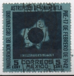 Stamps Mexico -  ECLIPSE  TOTAL  DE  SOL