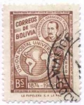 Stamps Bolivia -  Conmemoracion del 75 aniversario de la Union Postal Universal