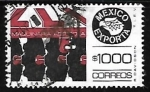Sellos de America - Mxico -  Mexico exporta - maquinaria agricoloa
