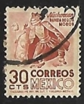 Stamps Mexico -  Danza indigina