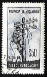 Stamps Mozambique -  Telecomunicaciones