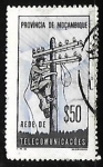 Stamps : Africa : Mozambique :  Telecomunicaciones
