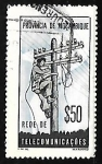 Stamps Mozambique -  Telecomunicaciones