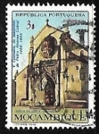 Stamps Mozambique -  Iglesia en Santarem