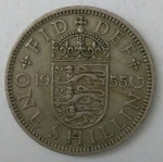 monedas de Europa - Reino Unido -  1955 reverso