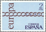 Stamps Spain -  España 1971 2031 Sello ** Europa CEPT Timbre Espagne Spain Spagna