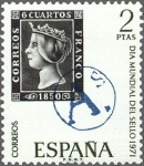 Stamps Spain -  ESPAÑA 1971 2033 Sello Nuevo Dia Mundial del Sello. A de Reus, marca prefilatelica