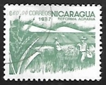 Stamps : America : Nicaragua :  Reforma agraria - Arroz