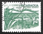 Stamps Nicaragua -  Reforma agraria - Arroz
