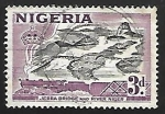 Sellos de Africa - Nigeria -  Rio Niger