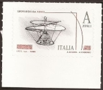 Stamps Italy -  Leonardo da Vinci  Tornillo Aéreo  2015  Tarifa A