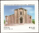 Sellos del Mundo : Europe : Italy : Abbazia di San Gervasio di Bulgaria. Mondolfo  2017  0,95€