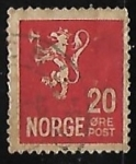 Sellos de Europa - Noruega -  Leon