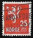 Sellos de Europa - Noruega -  Leon