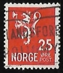 Sellos del Mundo : Europa : Noruega : Leon