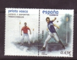 Stamps Europe - Spain -  JUEGOS Y DEPORTES TRADICIONALES