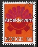 Stamps : Europe : Norway :  Prevención de Riesgos Laborales