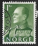 Sellos de Europa - Noruega -  King Olav V