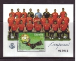 Stamps Spain -  DEPORTES- FUTBOL-EUROPA 2008