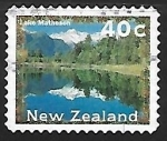 Sellos de Oceania - Nueva Zelanda -  Lago Matheson